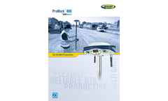 Multi-frequency & Multi-constellation GNSS Receiver ProMark 800- Brochure