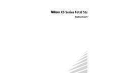Nikon - Model XS - Optical Surveying System Brochure