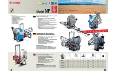 Model 300, 400, 500 AND 600 L. - Tank Volume Mounted Boom Sprayers Brochure