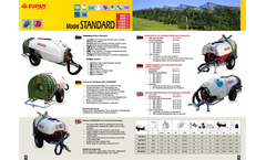 Model 600, 800, 1000, 1500 AND 2000 L. - Tank Volume Trailed Sprayer Brochure