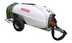 ZUPAN - Model STANDARD - Tank Volume Trailed Sprayer - 600, 800, 1000, 1500 AND 2000 L.