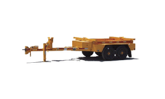 Model BP-600-S - Tandem Axle Single Wheel Combination Trailer