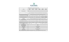 Elecssol - Model Dolphin 6W-24W - Solar Street Light Brochure
