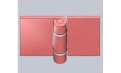 Kiesler - Model B-2545 - 5"x 4" Heavy Duty Butt Hinge