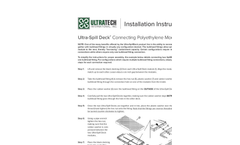 Ultra Tech - Model Inline - Inline Spill Deck  -Brochure