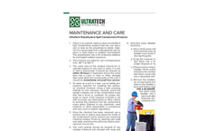 Ultra - Spill Deck Bladder System - Brochure