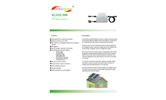 InfluxGreen - Model IGSM-300 - PV Micro-Inverter - Datasheet