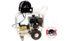 Dirt Monkee - Model 15hp Power Ease EZ 4040g - Pump 4gpm 4000 psi Rollover Frame Hose Reel