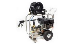 Dirt Monkee - Model 15hp Power - 5.3 gpm 3000 psi - Ease General ESN Pump Rollover Frame Hose Reel