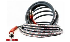 Dirt Killer - Model 50 FT - Grey Single Wire Non-Marking High Pressure Hose Assembly