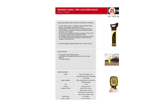 Geomax -Ezicat - Model i750xf - 27518000 - Cable / Pipe Locators Brochure