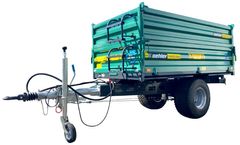 Oehler - Model OL EDK 20 - Single-Axle 3-Way Tipping Trailer