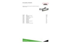 ABL - Model 301040 - Mounting Brackets and Roofs Attachments - Brochure