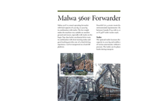 Malwa - Model 560F - Stand Operative Forwarder - Brochure