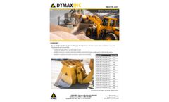 Dymax - General Purpose Buckets For Wheel Loaders, Toolcarriers and Telehandlers: - Brochure