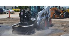 Coneqtec - Model HS-57 - Heavy-Duty Skid Steer Manhole Saw Attachment
