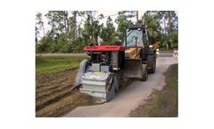 Asphalt Zipper - Model AZ-420B - Portable Reclamation Attachment for Loaders