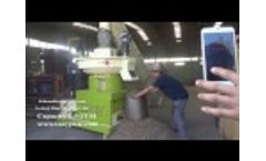TONY Vertical Ring Die Pellet Mill TYJ550-II Video