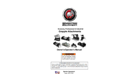 Skid Steer Tine Grapple Bucket Brochure