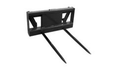 Spartan - Skid Steer Bale Spear Attachment With Double Tines