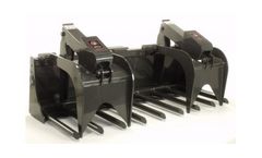 Spartan - Model 60 Wide - Skid Steer Tine Grapple Bucket Attachment