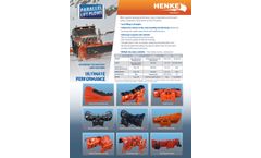 Henke - Model V2.0 - Next Gen - Parallel Lift Plows  - Brochure