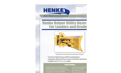 Severe Duty Dozer Blade (SDDB) Brochure