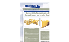 Helper - Model Jr - Dozer Blades for Graders and Loaders Brochure