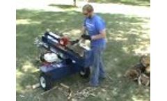 Iron & Oak 20 Ton Fast Cycle Vertical/Horizontal Log Splitter- Video