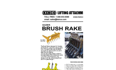 Kenco - Dozer Brush Rakes Brochure