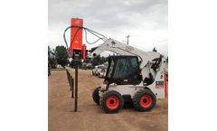 Vibe Drive - Model Pole-Cat - Skid Steer Post Driver