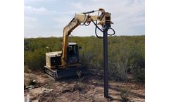 Vibe Drive - Model MX Puma - Vibrating Post / Pile Driver - Excavator