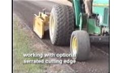 The Roadrunner Grader Blade: CJ & CH Series for Skid Steer Video
