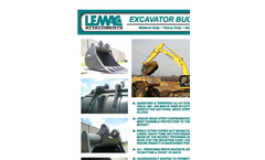 Lemac - General Purpose Heavy Duty Bucket - Brochure