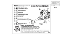 Model UT33650 - Straight Shaft String Trimmer Brochure