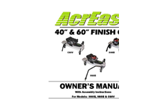 Model H60B - Finish Cut Mower Brochure