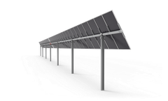 Grace Solar - Model 1P - Independent Single Row Solar Tracking System