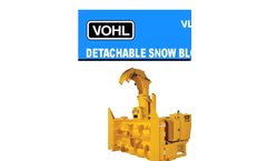 Vohl - Model VL-200 - Detachable Snow Blower - Brochure