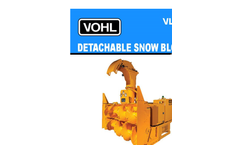 Vohl - Model VL-275 - Detachable Snow Blower - Brochure