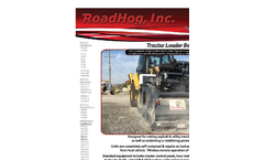 RoadHogs - Backhoe Tractor Loader  Bbrochure