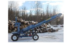 Powersplit - Single Vertical Wood Splitter with Conveyor