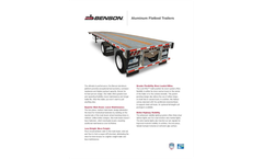 Benson - Aluminum Flatbed Trailers - Brochure