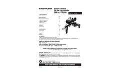 MAT Southland - Model SLS20825 - Log Splitter - Manual