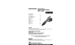 METL Southland - Model SHB25170 - Handheld Blower - Manual