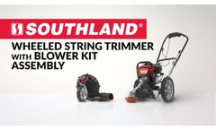 Southland Wheeled String Trimmer with Blower Combo Kit - Assembly -  Video