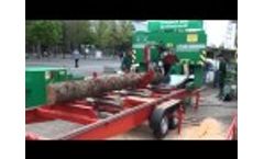 Mebor HTZ 800 Mobile - Portable Band Sawmill - Video