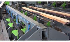 Optimised Edger VRA 40 OF, MEBOR, with automatic infeed - Video