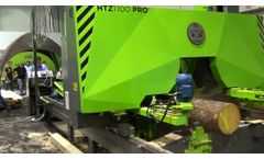 Horizontal band SAWMILL MEBOR HTZ 1100 PRO - Aserradero - Video