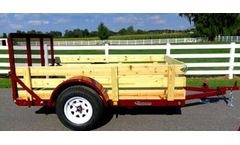 Burkholder - Model HR358 - Motorcycle Trailer