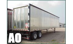 Wilkens - Model AO - Aluminum Sheet & Post Open Top Walking Floor Trailer